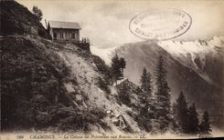 La POSTAL Chamonix de la VENDIMIA la choza de las pirámides con nos dejó trabajar