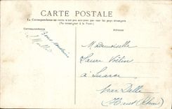 VINTAGE POSTCARD Talmont the Bedside De I' Eglise