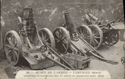 Museo de la POSTAL de la VENDIMIA de la campaña de comercialización del ejército 1914 1917 Crapouillots Artois admitido alemán y Champán Militaria