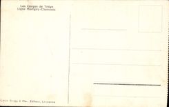 CPA Les Gorges De Triege Ligne Martigny Chamonix