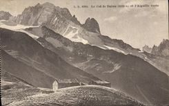 VINTAGE POSTCARD the collar of Balme and I' switches Verte