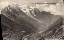 VINTAGE POSTCARD the Mont Blanc Seen Of the Collar De Balme