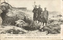 VINTAGE POSTCARD Paris Museum of the army Church of the Invalids Militaria Martyrs