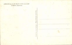 CPA Abbaye De St Benoit D'En Calcat L'Eglise Abbatiale