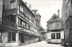 POSTAL Rabenhof de la VENDIMIA en Strassburg