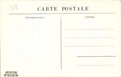 VINTAGE POSTCARD Institution Of Young girls Meulan Vault