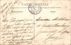 VINTAGE POSTCARD Montigny On Loing Stopping