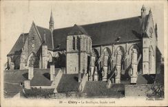 VINTAGE POSTCARD Clery the Northern Basilica Frontage