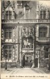 CPA Blois Le Chateau Aile Louis XII Le portail