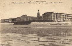 VINTAGE POSTCARD Berck Beach the Maritime Hospital Of the Town Of Paris