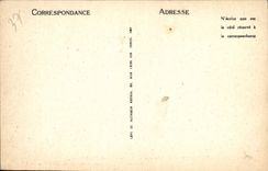 VINTAGE POSTCARD Surroundings of Tours the Castle De Villandry