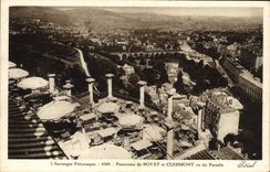 VINTAGE POSTCARD Panorama of Royat And Clermont Seen Of the Paradise