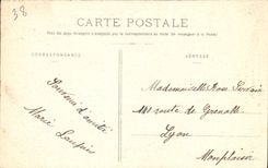 VINTAGE POSTCARD Chartreuse the Cascade Of the Bridge De Demay