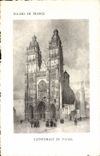 VINTAGE POSTCARD Cathedral Of Tours Church