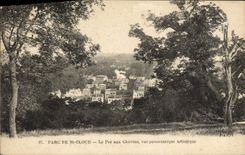 CPA Parc De St Cloud Le Pre Aux Chevres