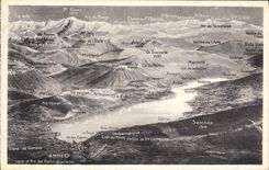 CPA Annecy Ligne d'Aix les Bains 