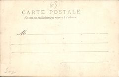 VINTAGE POSTCARD Auvergne the Cascade Of the Step Of Cere