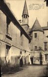 CPA Mortagne Rue D'Alencon Pensionnat Bignon ancien hotel du marquis de Longueil seigneur de Pigeon