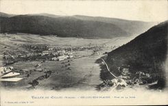 VINTAGE POSTCARD Valley Of Those Those On Plain Seen Of Soye