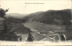 VINTAGE POSTCARD Valley Of Those Seen from of the rock of Alvine