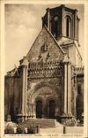 CPA Foret De Mervent Vouvant Facade De I'Eglise