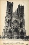 CPA Cathedrale De Reims Notre Dame