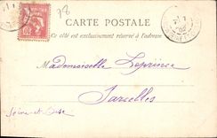 VINTAGE POSTCARD Montfort Amaury the Large Tower