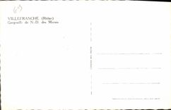 VINTAGE POSTCARD Villefranche Waste-gas main Of ND Of the Marshes