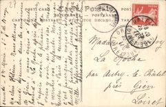 VINTAGE POSTCARD Chambord Septentrional Frontage Castle