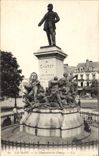 VINTAGE POSTCARD Mans the Monument De Chanzy Militaria