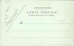 VINTAGE POSTCARD Mans the Monument De Chanzy Militaria