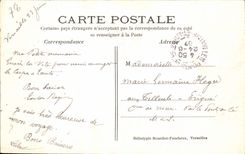 VINTAGE POSTCARD Park Of Versailles the Basin Of Apollo