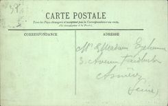 POSTAL Chenonceaux de la VENDIMIA el castillo el puerto