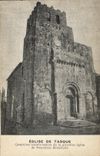 VINTAGE POSTCARD Church De Tasque Monastery Benedictine