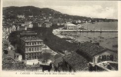 CPA Cannes Panorama Pris Du Mont Chevalier