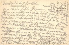 CPA Chamonix Vue Generale Et Le Mont Blanc