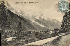 CPA Chamonix Et Le Mont Blanc
