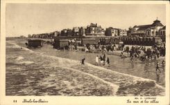 CPA Malo Les Bains La Mer Et Les Villas