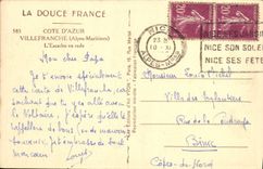 CPA Villefranche L'Escadre En Rade Bateaux