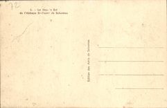 VINTAGE POSTCARD the frontage Is of I' Abbaye St Pierre De Solesmes