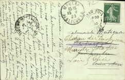 El castillo de la POSTAL de la VENDIMIA del Dormouse los bordes del Dormouse tiene Nogent