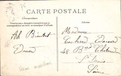 POSTAL Le Havre de la VENDIMIA el ayuntamiento