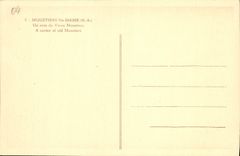 POSTAL Moustiers co de la VENDIMIA. Marie una esquina del viejo hombre de Moustier