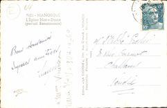 MODERN CARD Manosque the Notre Dame Church