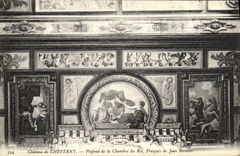 CPA Cheverny Plafond De La Chambre Du Roi Fresques de Jean Mosnier