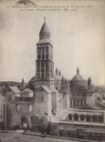 CPA Perigueux La Cathedrale Saint Front Le clocher Place de la Clautre