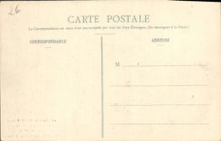 VINTAGE POSTCARD Drill of Slow Road Forestiere de Combe Laval in the tunnels