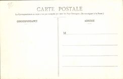 VINTAGE POSTCARD Albert Notre Dame de Brebieres Interior of the basilica