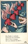 VINTAGE POSTCARD With Rosalie one spits Certainement more than one Boche Militaria