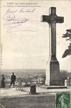 VINTAGE POSTCARD Drill of Fontainebleau the Martyrdom and Panorama Bicycle
